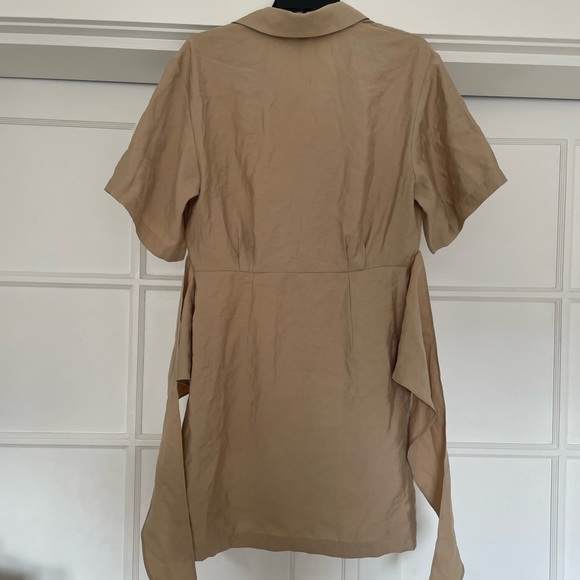 NWT & Other Stories Button-Down Wrap Dress Mini Size 10 - Picture 6 of 6
